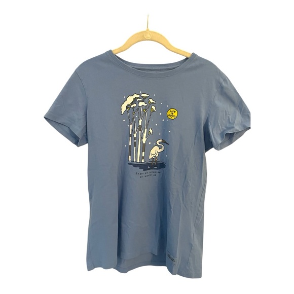 Life Is Good Blue Short Sleeve Tee - Picture 3 of 9